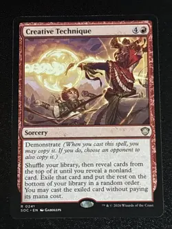 MTG Commander: Secrets of Strixhaven Creative Technique 0241 NM Rare - Image 1
