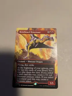 Bonehoard Dracosaur (Borderless) The Lost Caverns of Ixalan Regular - Image 1