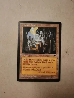 Ancient Tomb Tempest Land Regular English Vintage 1997 Magic: The Gathering - Image 1