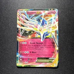Pokemon TCG Xerneas EX Black Star Promo Holo Rare Card XY07 - Image 1