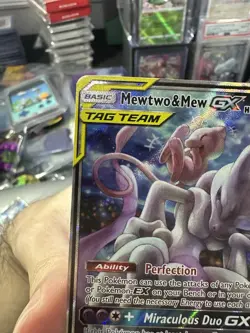 Pokemon Mewtwo & Mew GX SM191 Black Star Promo - Image 2