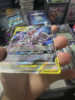 Pokemon Mewtwo & Mew GX SM191 Black Star Promo - Image 4
