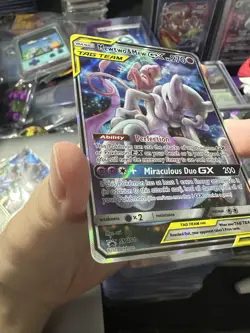 Pokemon Mewtwo & Mew GX SM191 Black Star Promo - Image 5