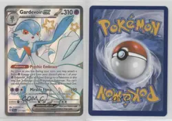 Shiny Ultra Rare - Gardevoir ex Pokemon Scarlet & Violet Paldean Fates PAF #217 - Image 3