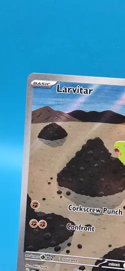 Larvitar 203/197 SV Obsidian Flames Illustration Rare Pokemon Card - #4 - Image 2