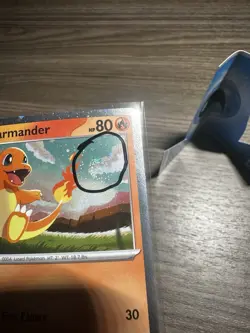 Charmander ASC 020/217 Cosmos Holo SWIRL Promo Ascended Hero’s Pokemon Card - Image 2