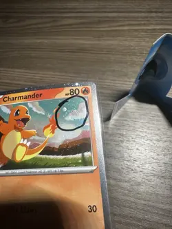 Charmander ASC 020/217 Cosmos Holo SWIRL Promo Ascended Hero’s Pokemon Card - Image 3