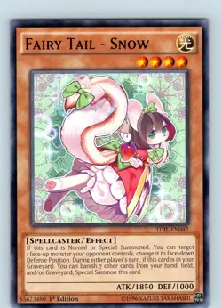Yu-Gi-Oh TCG Fairy Tail - Snow TDIL-EN042 1st Edition Common Card NM - Image 1