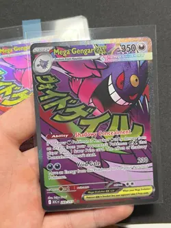 Pokemon Mega Gengar EX 269/217✨YELLOW INK ERROR✨Mega Attack Rare Ascended Heroes - Image 1