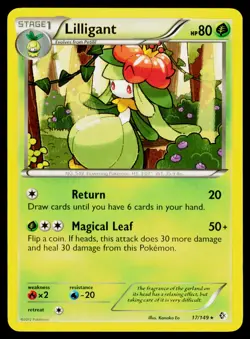 Lilligant Normal #17/149 Rare Pokemon Boundaries Crossed LP - Image 1