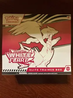 Pokemon TCG Scarlet & Violet White Flare Elite Trainer Box Factory Sealed ETB - Image 1