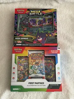 Pokemon Mega Gengar EX Battle Deck & First Partner Illustration Collection - New - Image 1