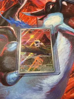 Pokemon TCG Larvesta Illustration Black Bolt, Card 099/086 Near Mint Condition - Image 1