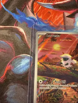 Pokemon TCG Larvesta Illustration Black Bolt, Card 099/086 Near Mint Condition - Image 2