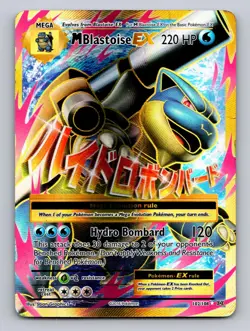 M BLASTOISE EX 102/108 ULTRA RARE EVOLUTIONS POKEMON DMG - Image 1