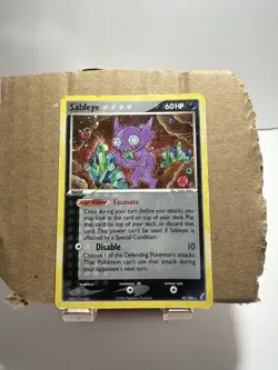 Pokemon Sableye Crystal Guardians 10/100 Holo Rare Card 2006 English - Image 1
