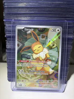 Pokemon TCG Eevee Prismatic Evolutions Black Star Promo - Image 1