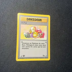 Mr. Fuji 58/62 TRAINER Fossil Set Pokemon TCG 1st Edition Card FRENCH - Image 1