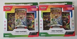 2x Sealed Pokemon TCG First Partner Illustration Collection (Series 1) 2026 - Image 1