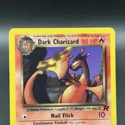 Pokemon Dark Charizard 21/82 Team Rocket 80 HP Rare Unlimited Regular - Image 2