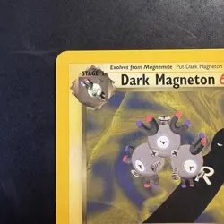 Pokemon Vintage Dark Magneton 28/82 Team Rocket Non-Holo Rare WotC 2000 - Image 2