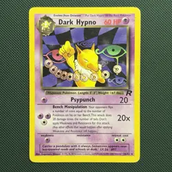 Pokemon Vintage Non-Holo Rare Dark Hypno 26/82 Team Rocket Wotc - Image 1