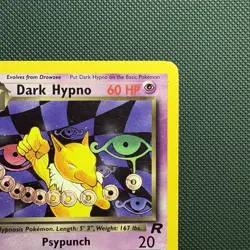 Pokemon Vintage Non-Holo Rare Dark Hypno 26/82 Team Rocket Wotc - Image 3