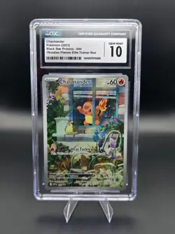 Pokemon Charmander 2023 SV Black Star Promo #044 Obsidian Flames CGC 10 Gem Mint - Image 3