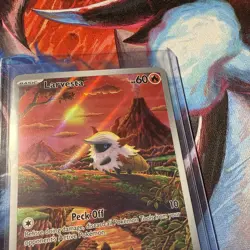 Pokemon TCG Larvesta Illustration Black Bolt, Card 099/086 Near Mint Condition - Image 3