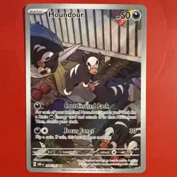 Houndour 204/197 Obsidian Flames Illustration Rare Holo Pokemon TCG Nm/M - Image 3