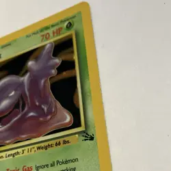 Pokemon Muk Holo Rare Card Fossil 13/62 Unlimited English Wotc 1999 - Image 3