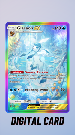 Glaceon EX Rainbow Triumphant Light Pokemon TCG Pocket 2 Star ⭐⭐ (English) - Image 1