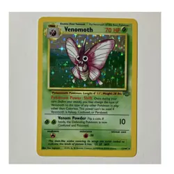 Pokemon Venomoth Holo Rare Card Jungle 13/64 Unlimited English Wotc 1999 - Image 1