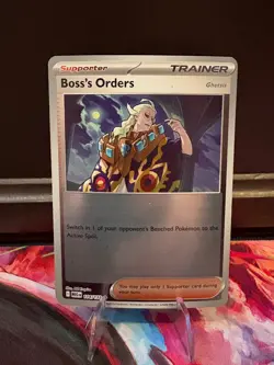 Boss's Orders 114/132 - Pokemon TCG ME: Mega Evolutions - Rare Holo - NM - Image 1
