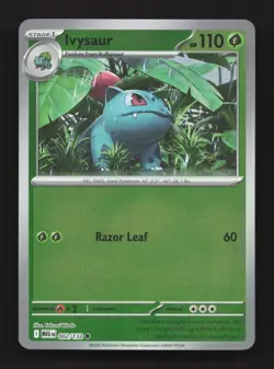 Ivysaur 002/132 Common Mega Evolution Pokemon Reverse Holo Near Mint - Image 1