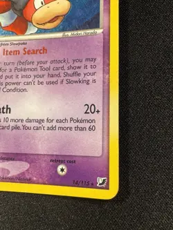 Slowking 14/115 - EX Unseen Forces Vintage Holo Rare 2005 - Pokemon TCG Card MP - Image 5