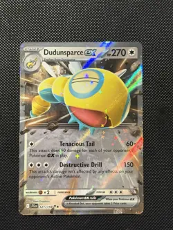 Pokemon Journey Together - Dudunsparce Ex - 121/159 - Full Art - M/NM - Image 2