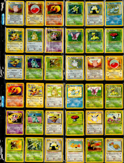Pokemon TCG WOTC Jungle Unlimited Complete Set w/Binder - Image 1