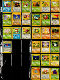 Pokemon TCG WOTC Jungle Unlimited Complete Set w/Binder - Image 3