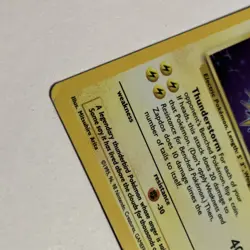 Pokemon Zapdos Holo Rare Card Fossil 15/62 Unlimited English Wotc 1999 - Image 3