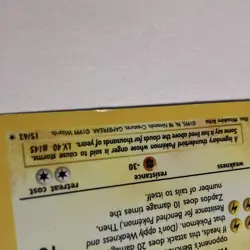 Pokemon Zapdos Holo Rare Card Fossil 15/62 Unlimited English Wotc 1999 - Image 4