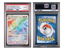 2022 POKEMON SWORD & SHIELD BRILLIANT STARS #174 FA/CHARIZARD VSTAR PSA 10 - Image 3