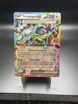 Terapagos ex 128/142 Sv07: Stellar Crown Holo Pokemon TCG (NM) - Image 1