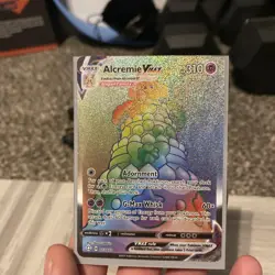 Pokemon Alcremie VMAX 073/072 Shining Fates Rainbow Secret Rare - Image 1