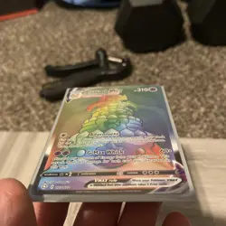 Pokemon Alcremie VMAX 073/072 Shining Fates Rainbow Secret Rare - Image 2