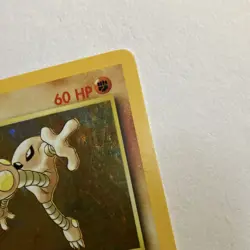 Pokemon Hitmonlee Holo Rare Card Fossil 7/62 Unlimited English Wotc 1999 - Image 5