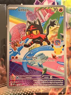 Pokemon Alola Starters Rowlet Litten Popplio 3-Card Promo Set - Image 3