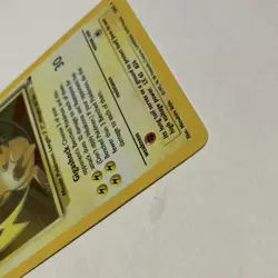 Pokemon Raichu Holo Rare Card Fossil 14/62 Unlimited English WotC 1999 - Image 5