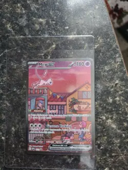 Pokemon Mew ex Full Art Holo Scarlet & Violet 151 053 180 HP Psychic - Image 1