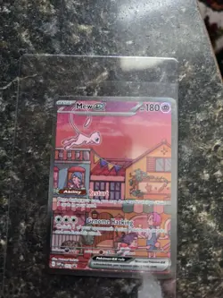 Pokemon Mew ex Full Art Holo Scarlet & Violet 151 053 180 HP Psychic - Image 2